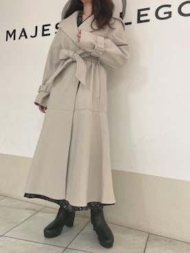 「マーメイド」｜「アイテム（ジャケット/アウター）」を使った、マジェスティックレゴン天王寺ミオ店スタッフさん（レディース・159cm）の秋コーディネート