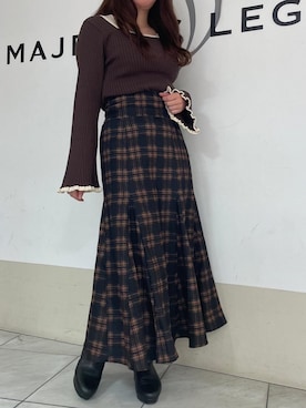 マジェスティックレゴン天王寺ミオ店スタッフさん(レディース・159cm)の秋コーディネート