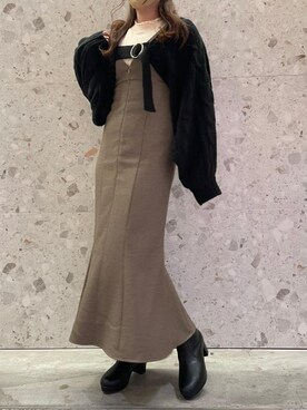 マジェスティックレゴン天王寺ミオ店スタッフさん(レディース・159cm)の秋コーディネート
