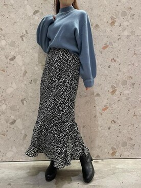 マジェスティックレゴン天王寺ミオ店スタッフさん(レディース・159cm)の秋コーディネート