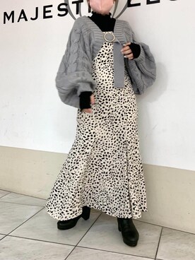 マジェスティックレゴン天王寺ミオ店スタッフさん(レディース・145cm)の秋コーディネート