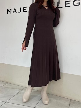 マジェスティックレゴン天王寺ミオ店スタッフさん（レディース・159cm）の秋コーディネート