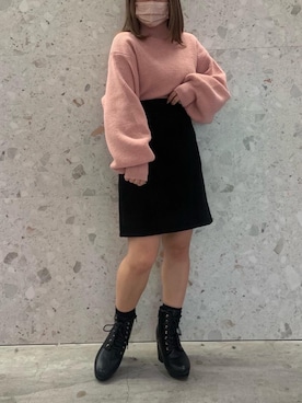 マジェスティックレゴン天王寺ミオ店スタッフさん（レディース・145cm）の秋コーディネート