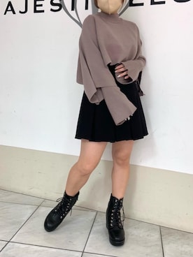 マジェスティックレゴン天王寺ミオ店スタッフさん（レディース・145cm）の秋コーディネート