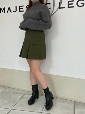 マジェスティックレゴン天王寺ミオ店スタッフさん（レディース・159cm）の冬コーディネート