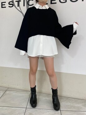 マジェスティックレゴン天王寺ミオ店スタッフさん(レディース・145cm)の冬コーディネート