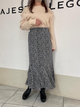 マジェスティックレゴン天王寺ミオ店スタッフさん（レディース・159cm）の冬コーディネート