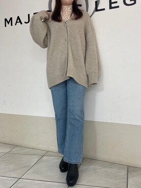 マジェスティックレゴン天王寺ミオ店スタッフさん（レディース・159cm）の冬コーディネート