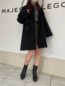 マジェスティックレゴン天王寺ミオ店スタッフさん（レディース・159cm）の冬コーディネート
