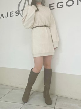 マジェスティックレゴン天王寺ミオ店スタッフさん（レディース・159cm）の冬コーディネート