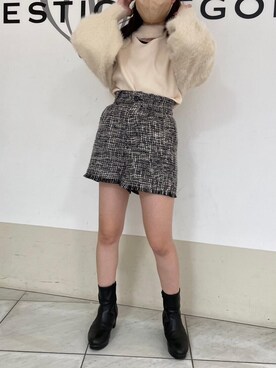 マジェスティックレゴン天王寺ミオ店スタッフさん（レディース・145cm）の冬コーディネート