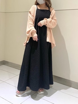 マジェスティックレゴン天王寺ミオ店スタッフさん（レディース・145cm）の春コーディネート