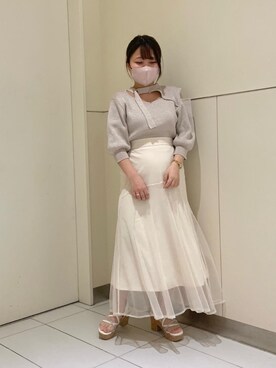マジェスティックレゴン天王寺ミオ店スタッフさん(レディース・145cm)の春コーディネート