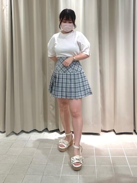 マジェスティックレゴン天王寺ミオ店スタッフさん（レディース・145cm）の春コーディネート