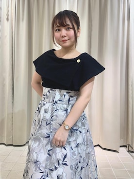 「ネイル」｜マジェスティックレゴン天王寺ミオ店スタッフさん（レディース・145cm）の夏コーディネート