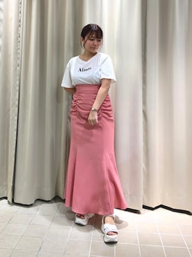 マジェスティックレゴン天王寺ミオ店スタッフさん（レディース・145cm）の夏コーディネート