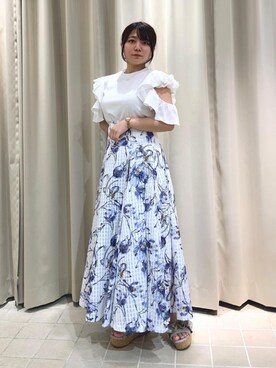 マジェスティックレゴン天王寺ミオ店スタッフさん(レディース・145cm)の夏コーディネート