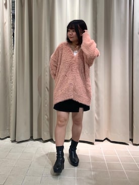「イエべ秋」｜「アイテム（ブーツ）」を使った、マジェスティックレゴン天王寺ミオ店スタッフさん（レディース・145cm）の秋コーディネート