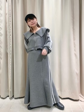 「イエべ秋」｜「アイテム（ブーツ）」を使った、マジェスティックレゴン天王寺ミオ店スタッフさん（レディース・145cm）の冬コーディネート