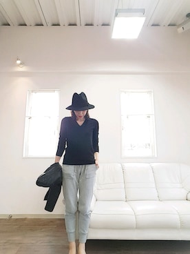 「アラフィフスタイル」｜Chikaさん（レディース・163cm）の春コーディネート