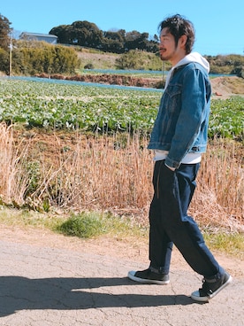 Naoki_Sakumaさん（メンズ・181cm）の冬コーディネート