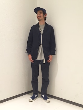 「Scye（サイ）のアイテム（パンツ）」を使った、Naoki_Sakumaさん（メンズ・181cm）の春コーディネート