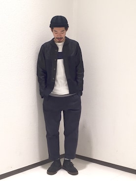 「アイテム（ブーツ、ブルー系）」を使った、Naoki_Sakumaさん（メンズ・181cm）の春コーディネート