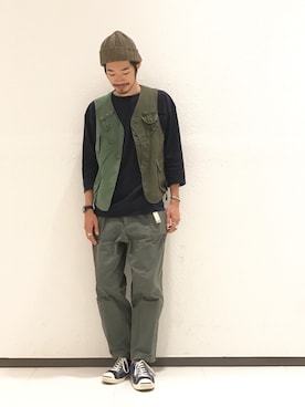 Naoki_Sakumaさん（メンズ・181cm）の夏コーディネート