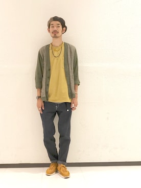 「Scye（サイ）のアイテム（パンツ）」を使った、Naoki_Sakumaさん（メンズ・181cm）の夏コーディネート