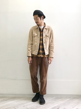 Naoki_Sakumaさん（メンズ・181cm）の秋コーディネート