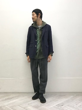 Naoki_Sakumaさん（メンズ・181cm）の秋コーディネート