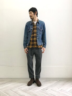 Naoki_Sakumaさん（メンズ・181cm）の秋コーディネート
