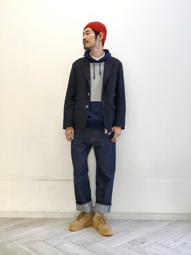 Naoki_Sakumaさん（メンズ・181cm）の冬コーディネート