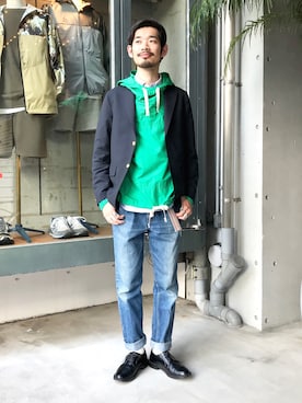 Naoki_Sakumaさん（メンズ・181cm）の春コーディネート