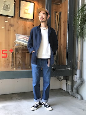 「ＩＶＹ」｜「アイテム（ジャケット/アウター）」を使った、Naoki_Sakumaさん（メンズ・181cm）の春コーディネート