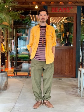 Naoki_Sakumaさん（メンズ・181cm）の夏コーディネート