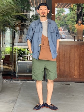 「KENNETH FIELD」｜Naoki_Sakumaさん（メンズ・181cm）の夏コーディネート