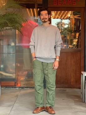 ALDENのモカシン/デッキシューズを使った人気ファッション