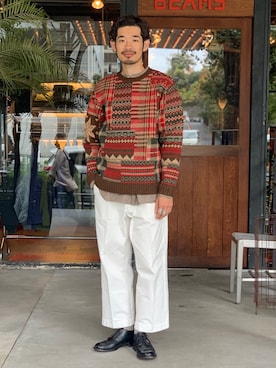 Naoki_Sakumaさん（メンズ・181cm）の秋コーディネート