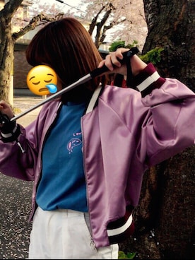 「I&ME（アイアンドミー）のアイテム」を使った、ラジオ子ちゃんさん（レディース・157cm）の秋コーディネート