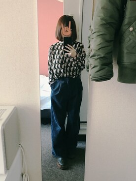 ラジオ子ちゃんさん(レディース・157cm)の秋コーディネート