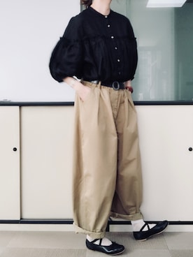 「OPERA（オペラ）のアイテム」を使った、Haze大脚怪さん（レディース・174cm）の春コーディネート