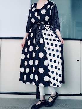 「OPERA（オペラ）のアイテム」を使った、Haze大脚怪さん（レディース・174cm）の春コーディネート