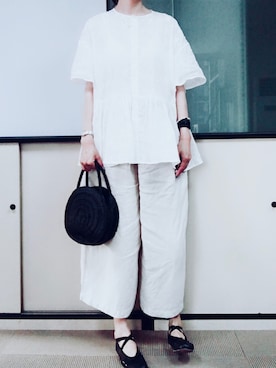 「OPERA（オペラ）のアイテム」を使った、Haze大脚怪さん（レディース・174cm）の夏コーディネート