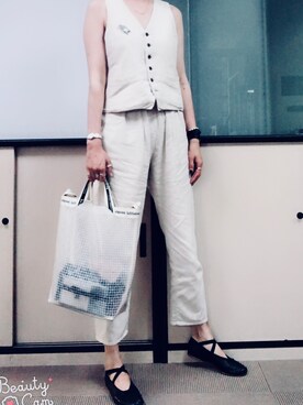 「OPERA（オペラ）のアイテム」を使った、Haze大脚怪さん（レディース・174cm）の夏コーディネート