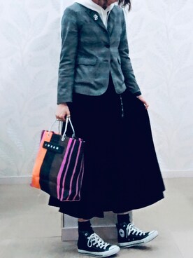 Haze大脚怪さん（レディース・174cm）の冬コーディネート