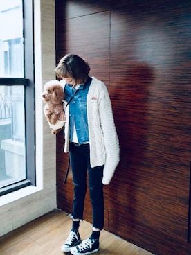 Haze大脚怪さん（レディース・174cm）の春コーディネート