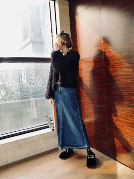 Haze大脚怪さん（レディース・174cm）の春コーディネート