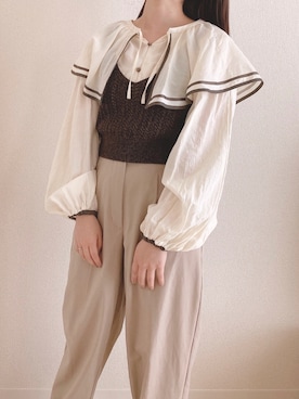 「moitytto」｜「アイテム（パンツ）」を使った、みきぴよ ⍥さん（レディース・150cm）の春コーディネート