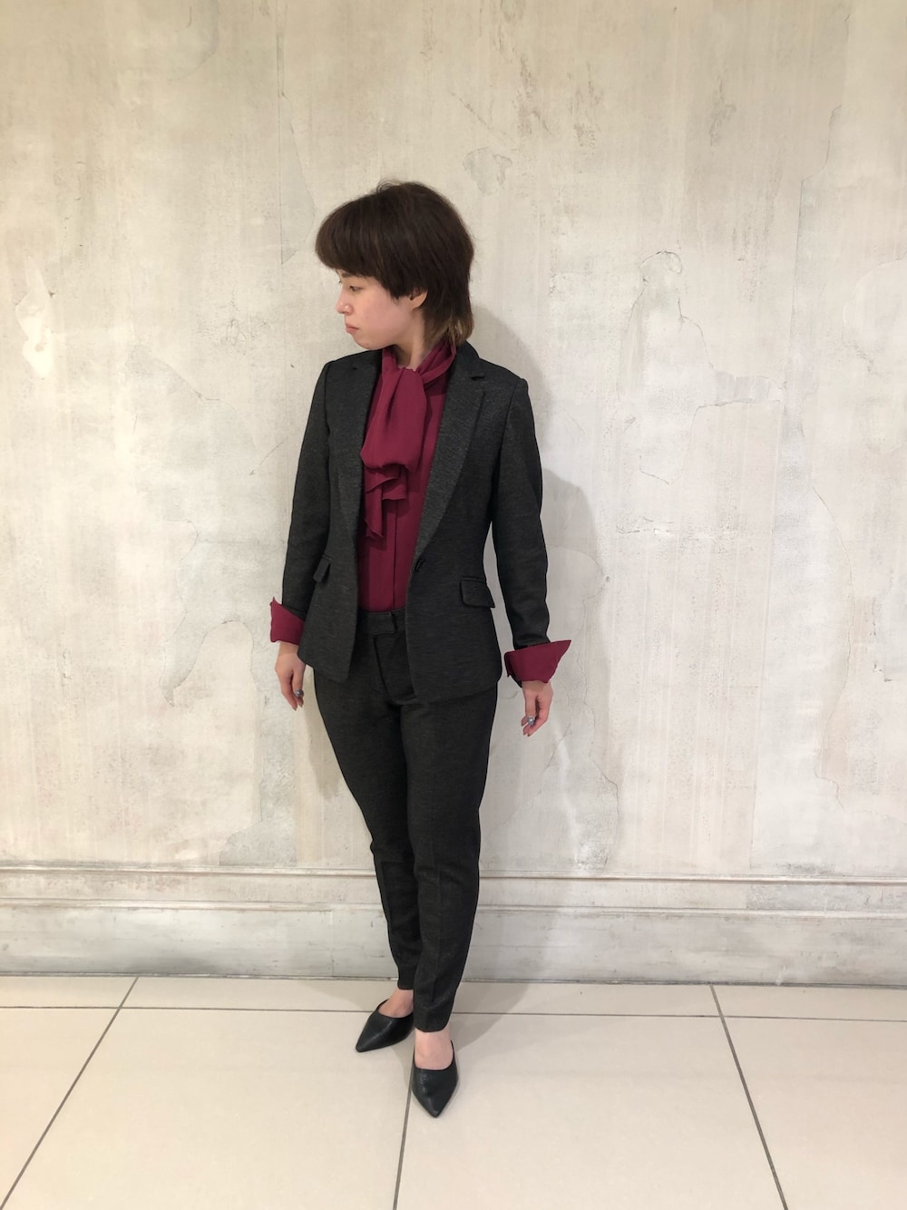 NARACAMICIEのスーツジャケットを使った人気ファッション  